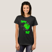 Beiß mich Lustiger Angelköder T-Shirt (Vorne ganz)