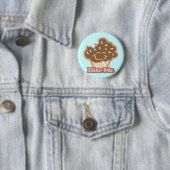 beiß mich Schokoladencupcake Button (Beispiel)