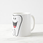 "BEISS MICH" ZAHN KAFFEETASSE (VorderseiteRechts)
