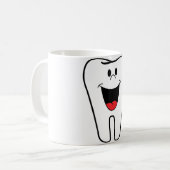 "BEISS MICH" ZAHN KAFFEETASSE (Vorderseite Links)