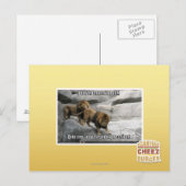 Beiß mir ist nur ein Ausdruck! Postkarte (Vorne/Hinten)