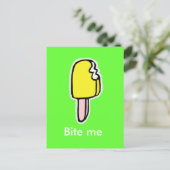 Beiß Postkarte (Stehend Vorderseite)