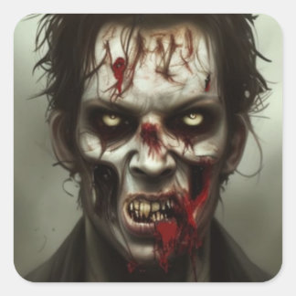 Beiß-Set Quadratischer Aufkleber