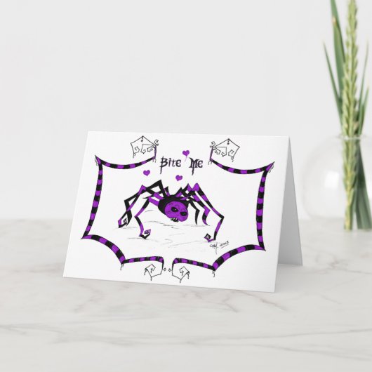 beißen feiertagskarte (Vorderseite)