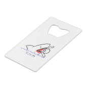 beißen geldbeutel flaschenöffner (Vorderseite Schrägansicht)