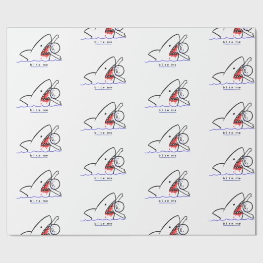 beißen geschenkpapier (Flach)