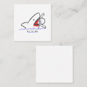 beißen mitteilungskarte (Vorne/Hinten)