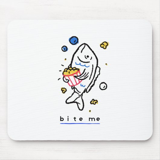 beißen mousepad (Vorne)