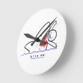 beißen runde wanduhr (Winkel)