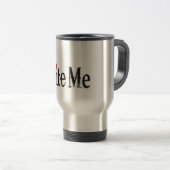 Beißen Sie mich (Blut) Reisebecher (VorderseiteRechts)