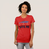 BEISSEN SIE MICH FISCHEN-T - SHIRT (Vorne ganz)