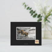 Beißen Sie mich ist gerade ein Ausdruck! Postkarte (Stehend Vorderseite)