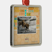 Beißen Sie mich ist gerade ein Ausdruck! Silbernes Ornament (Rechts)