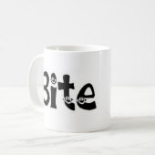 Beißen Sie mich! Kaffeetasse (Vorderseite Links)