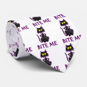 Beißen Sie mich! Katzen-Geschenk-Entwürfe Krawatte (Gerollt)