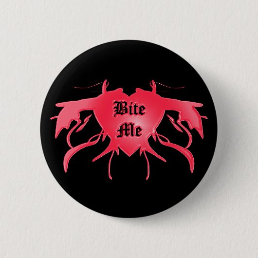 Beißen Sie mich Knopf Button (Vorderseite)