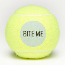 Beißen Sie mich Tennis Ball-Set von 3