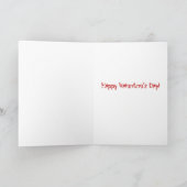 beißen Sie mich Valentinsgruß (oder Feiertagskarte (Innenseite)