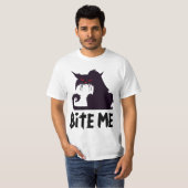 BEISSEN Sie MICH, verärgerte Katzen-T - Shirts (Vorne ganz)