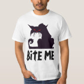 BEISSEN Sie MICH, verärgerte Katzen-T - Shirts (Vorderseite)