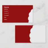 Beißen Sie mich Visitenkarte (Vorne/Hinten)