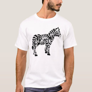 Beißen Sie mich Zebra T-Shirt
