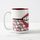 beißen zweifarbige tasse (Links)