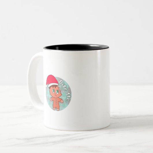 beißen zweifarbige tasse (Vorderseite Links)