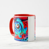 Beißt der Fisch an den Haken? Tasse (Vorderseite Links)