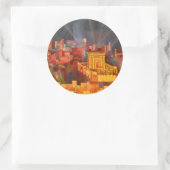 Beit Hamikdash Runder Aufkleber (Tasche)