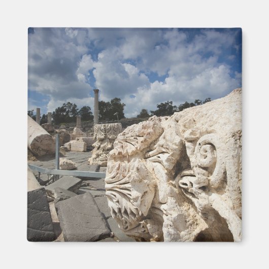 Beit She-an-Nationalpark, Ruinen aus römischer Zei Magnet (Vorne)