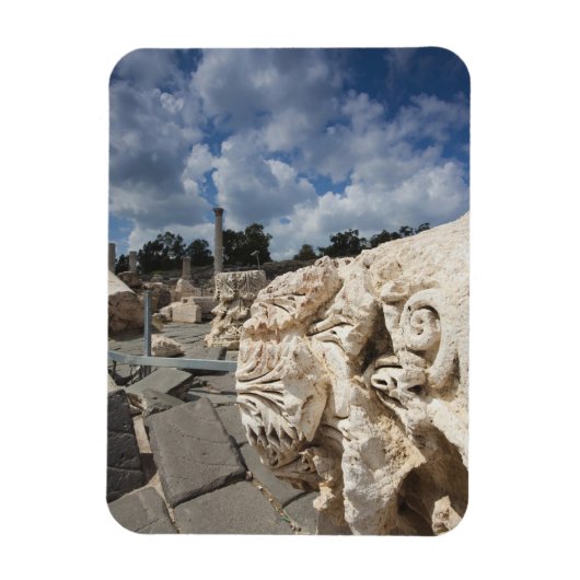 Beit She-an-Nationalpark, Ruinen aus römischer Zei Magnet (Vertikal)