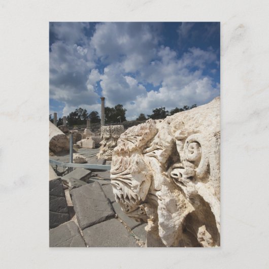 Beit She-an-Nationalpark, Ruinen aus römischer Zei Postkarte (Vorderseite)