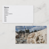 Beit She-an-Nationalpark, Ruinen aus römischer Zei Visitenkarte (Vorne/Hinten)