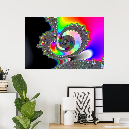 Beitrag - Fraktal Poster (Heimbüro)