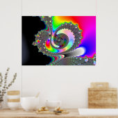 Beitrag - Fraktal Poster (Küche)