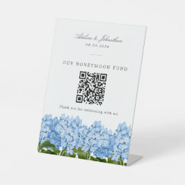 Beitrag von Blue Hydrangea Wedding Honeymoon Sockelschild