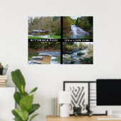 BEITRAG ZU BUTTERMILK FALLS-Plakat Poster (Heimbüro)