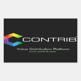 Beitragsaufkleber 1 rechteckiger aufkleber