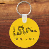 Beitritt oder Die - Libertarian Schlüsselanhänger (Vorderseite)