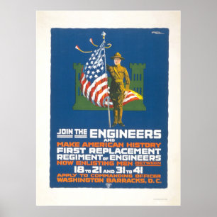Beitritt zu Ingenieuren Poster