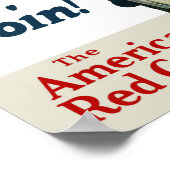 Beitritt zum amerikanischen Roten Kreuz Poster (Ecke)