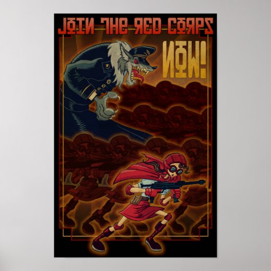 Beitritt zum Roten Korps Poster (Vorne)