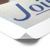 Beitritt zum Roten Kreuz - Mann mit Hund (US00292) Poster (Ecke)