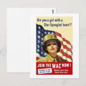 Beitritt zum WAC Postkarte (Vorne/Hinten)