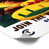 Beitritt zur Frauen-Landarmee — Zweiter Weltkrieg Poster (Ecke)