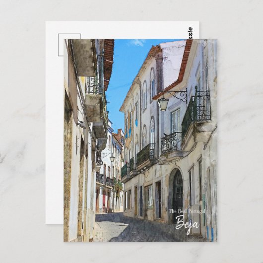Beja - Das wahre Portugal Postkarte (Vorne/Hinten)
