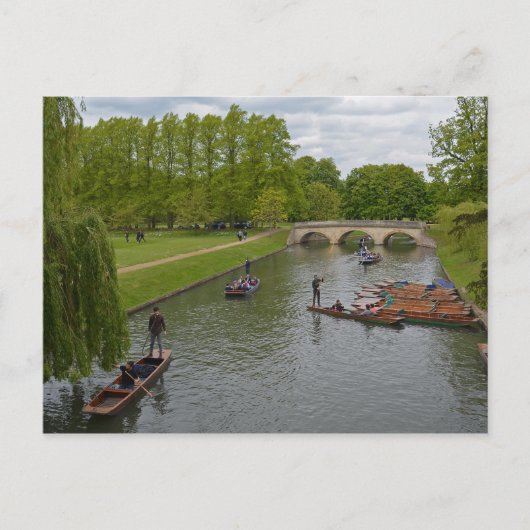 Bejagung auf der Postkarte des Flusses Cam (Vorderseite)