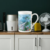 Bejahung "Guten Morgen" einzigartige Kunst Porzellantasse