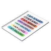 Bejahungen für Kinder, Notizblock (Linke Seite)